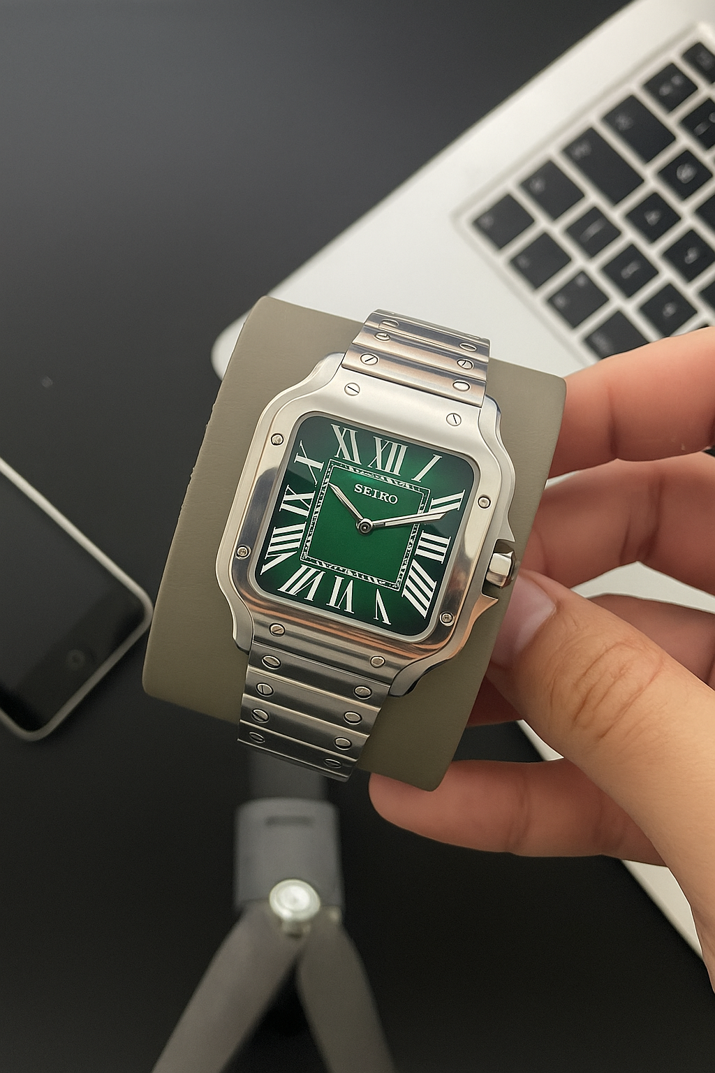 Green Santos Seiko mod