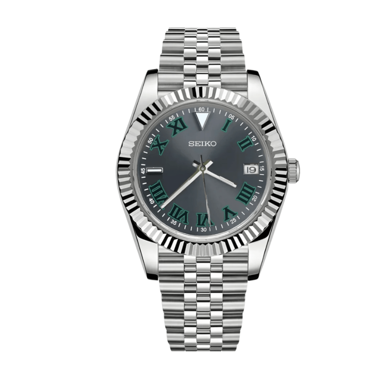 Wimbledon Datejust Seiko mod