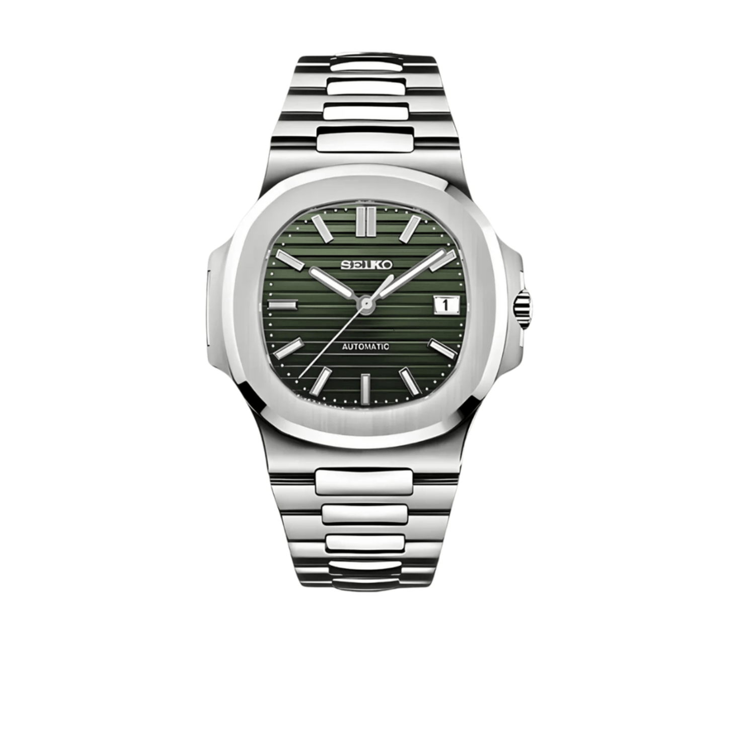 Olive Nautilus Seiko mod