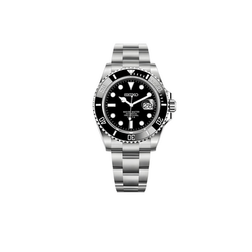 Black Submariner Seiko mod